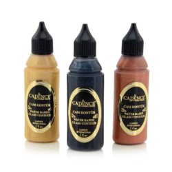 Краска контурная акриловая для стекла и керамики Glass Contour Paint